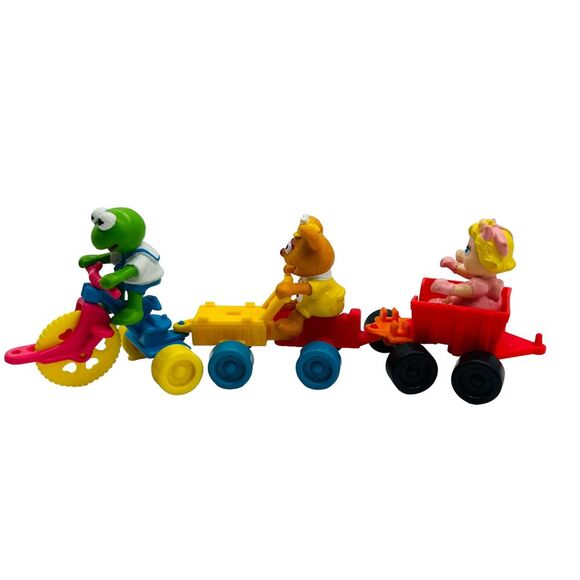 Muppet Babies Sesame Street Mini figurines Toys Big Bird Ernie Miss Piggy Kermit - Picture 1 of 6